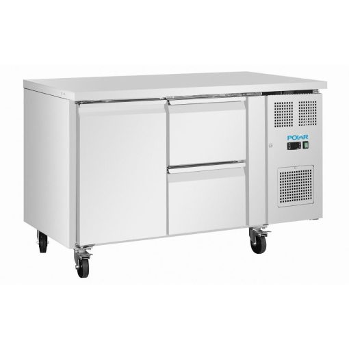 Polar U-Series 1 Door and 2 Drawer Counter Fridge (UA108)