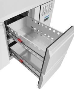 Polar U-Series 1 Door and 2 Drawer Counter Fridge (UA108)