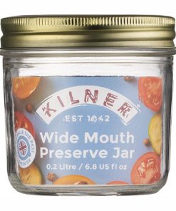 Kilner Wide Mouth Preserve Jar 200ml (CZ896)