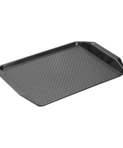 Olympia Kristallon Handled Fast Food Tray Black 435x305mm (HY809)