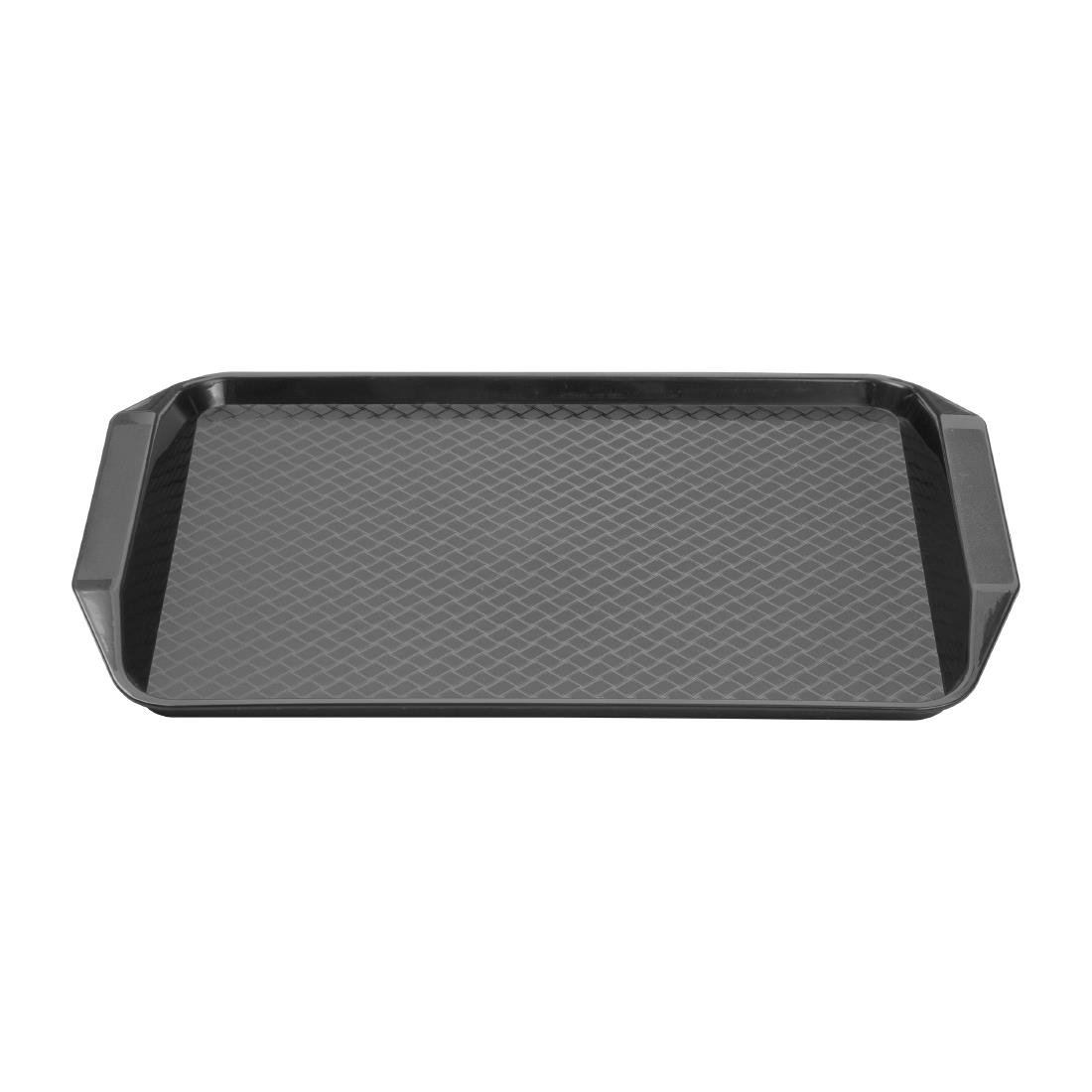 Olympia Kristallon Handled Fast Food Tray Black 435x305mm (HY809)