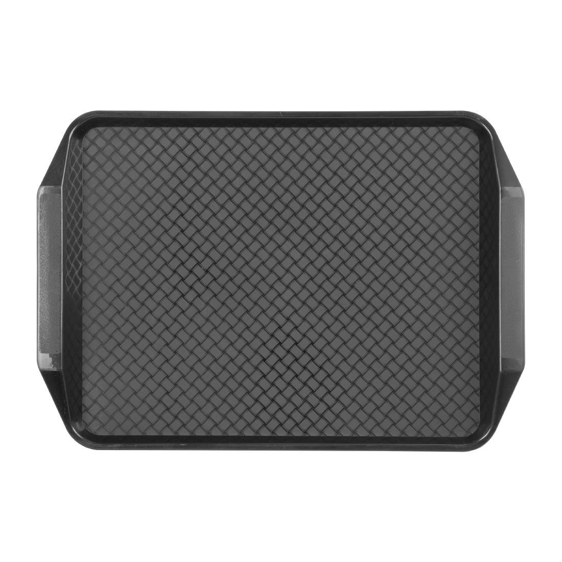 Olympia Kristallon Handled Fast Food Tray Black 435x305mm (HY809)