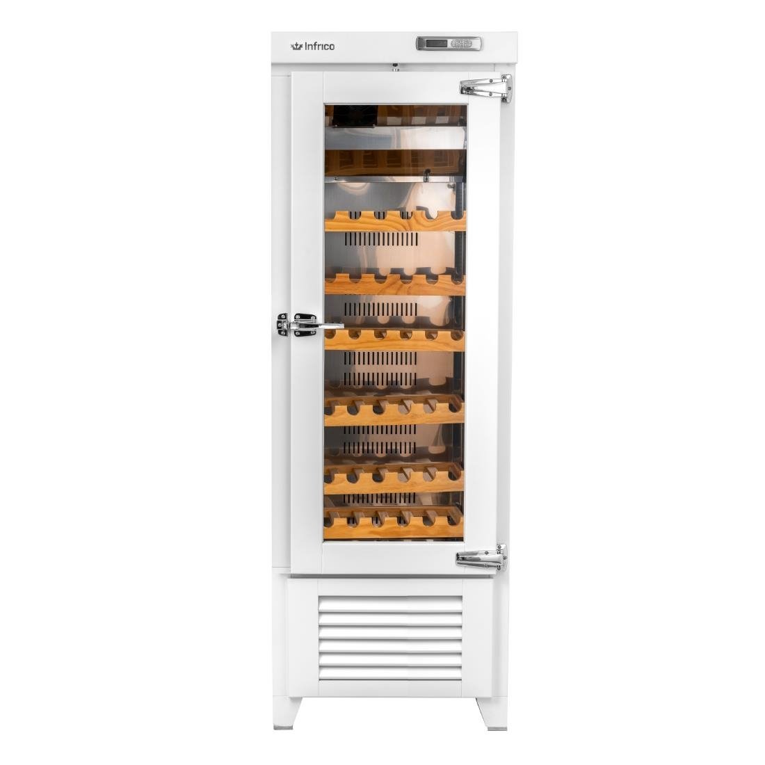 Infrico Upright Single Door Wine Storage Cabinet 90 Bottles (JA577)