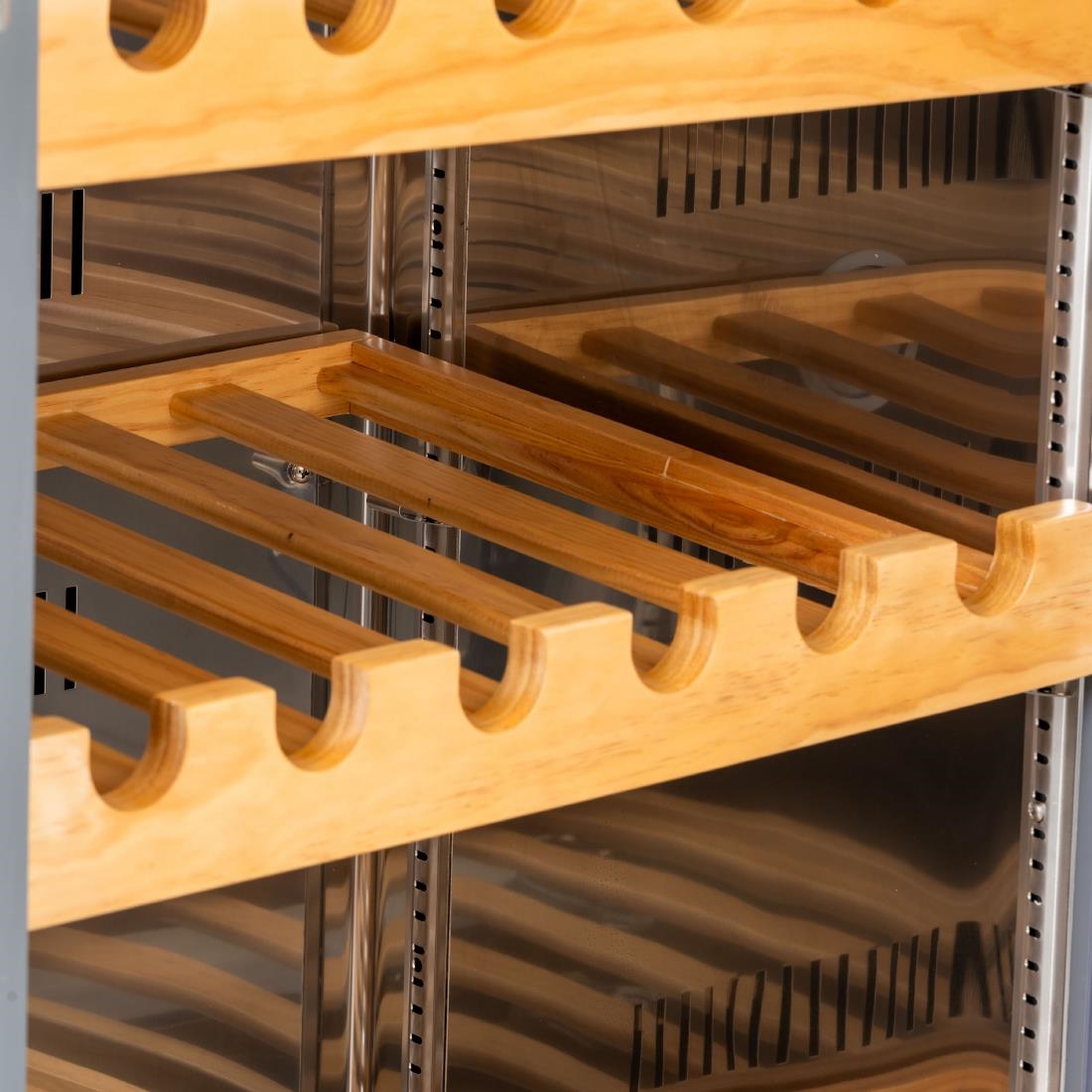 Infrico Upright Single Door Wine Storage Cabinet 90 Bottles (JA577)