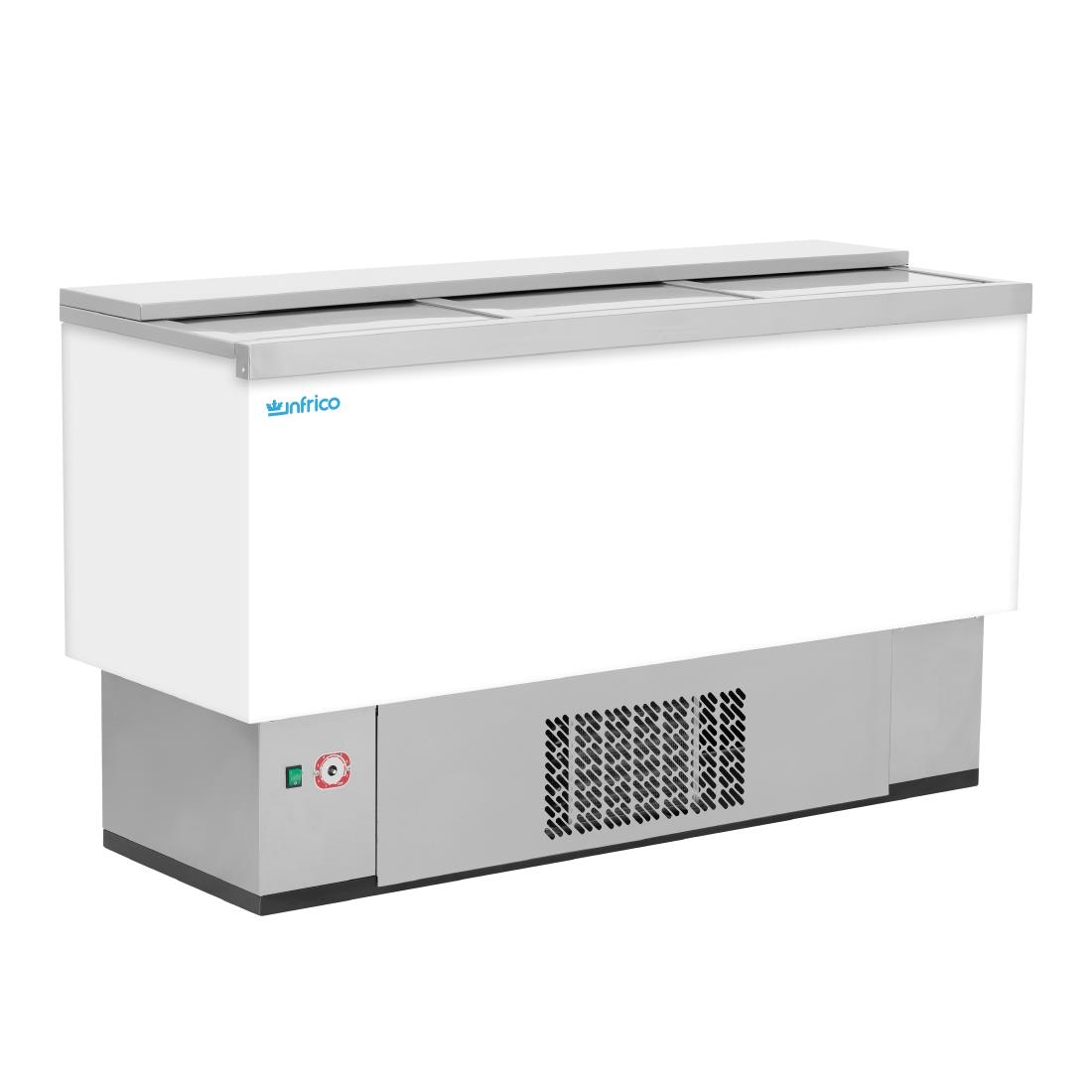 Infrico White Steel Bottle Well 270 IN-EFP1500WH (JA584)