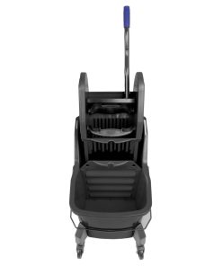 Jantex Two-Compartment Mop Bucket and Wringer Red 30Ltr (JB542)