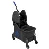 Jantex Two-Compartment Mop Bucket and Wringer Blue 30Ltr (JB543)