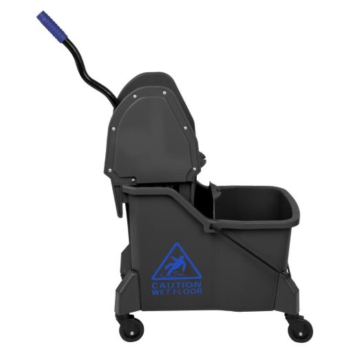 Jantex Two-Compartment Mop Bucket and Wringer Blue 30Ltr (JB543)
