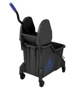 Jantex Two-Compartment Mop Bucket and Wringer Blue 30Ltr (JB543)