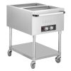 Buffalo Mobile Bain Marie Trolley 2x 1-1GN (JB983)