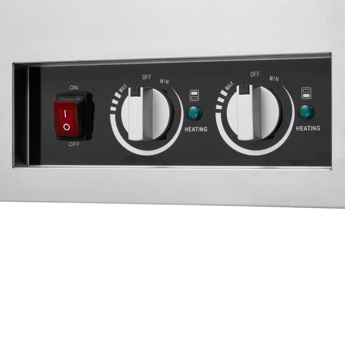 Buffalo Mobile Bain Marie Trolley 2x 1-1GN (JB983)