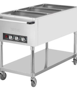 Buffalo Mobile Bain Marie Trolley 3x 1-1GN (JB984)
