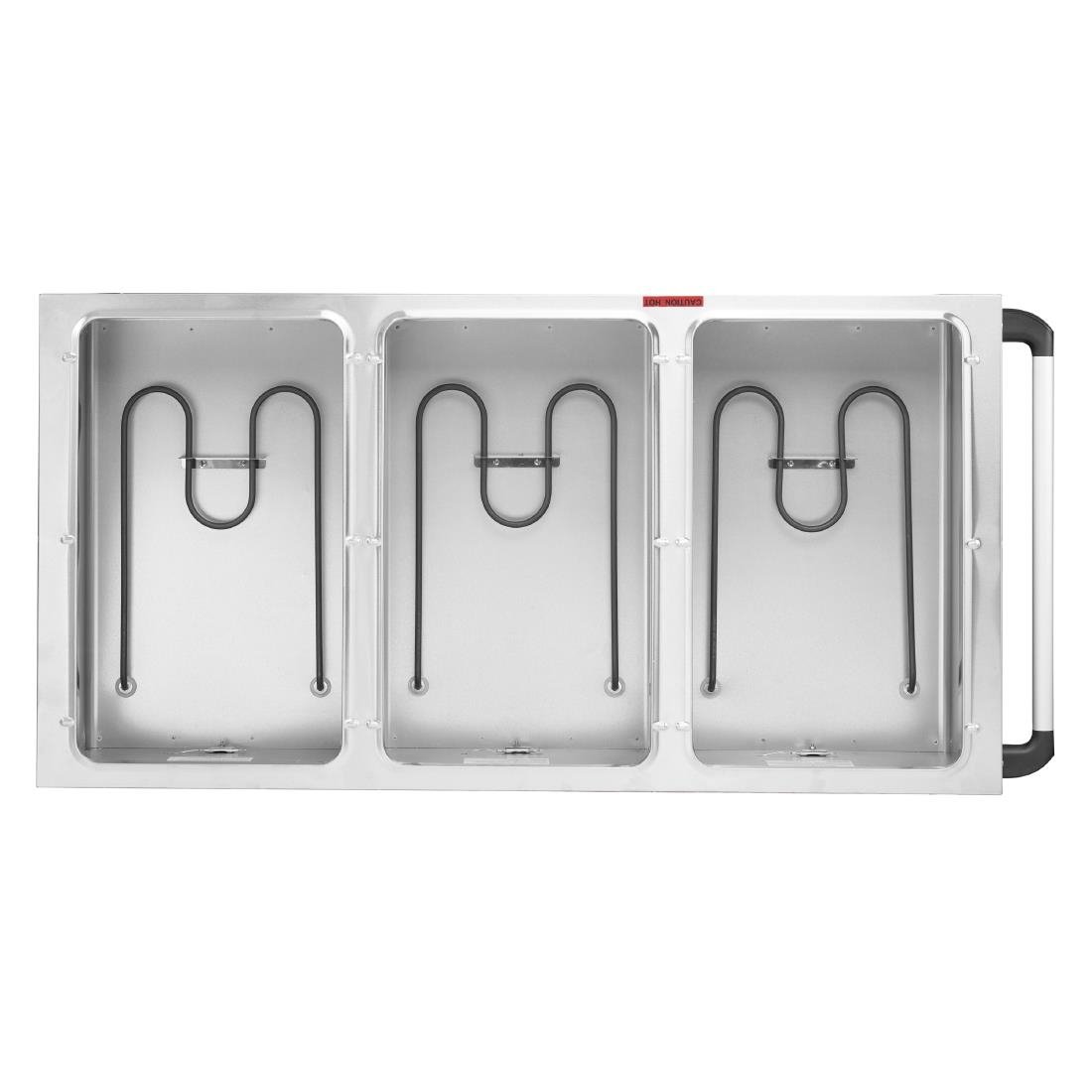 Buffalo Mobile Bain Marie Trolley 3x 1-1GN (JB984)
