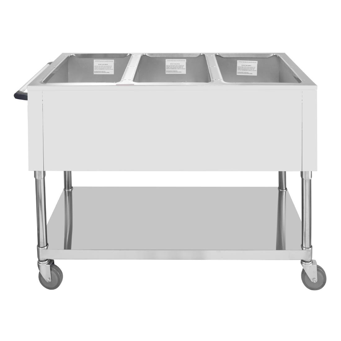 Buffalo Mobile Bain Marie Trolley 3x 1-1GN (JB984)