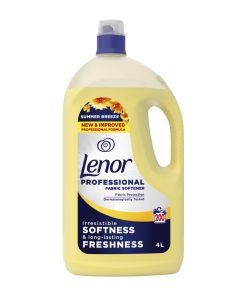 Lenor Professional Summer Breeze Fabric Softener 200 Washes - 4Ltr Pack 3 (JD471)