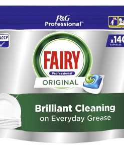 Fairy Professional All in One Dishwasher Capsules Original 140 Caps 2 Pack (JD472)
