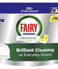 Fairy Professional All in One Dishwasher Capsules Lemon 140 Caps 2 Pack (JD473)