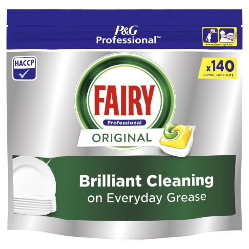 Fairy Professional All in One Dishwasher Capsules Lemon 140 Caps 2 Pack (JD473)