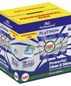 Fairy Professional Platinum Dishwasher Capsules Original 116 Caps 2 Pack (JD474)