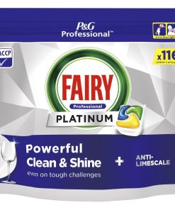 Fairy Professional Platinum Dishwasher Capsules Lemon 116 Caps 2 Pack (JD475)