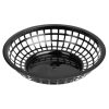 Olympia Kristallon PP Food Basket Round Black 200x50mm 6 Pack (JE891)