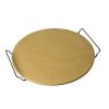 Eddingtons Round Barbecue Pizza Stone with Chrome Stand 13 (JF949)