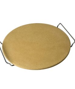 Eddingtons Round Barbecue Pizza Stone with Chrome Stand 13 (JF949)