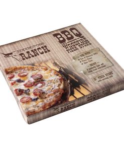 Eddingtons Round Barbecue Pizza Stone with Chrome Stand 13 (JF949)