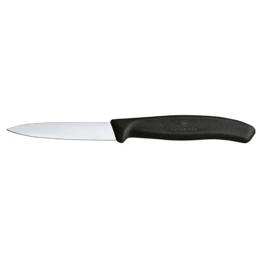 Victorinox Swiss Classic Paring Knife Straight Pointed Black 19cm Pack 2 (JK090)