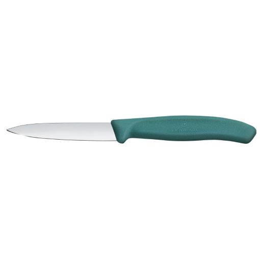 Victorinox Swiss Classic Paring Knife Straight Pointed Green 19cm Pack 2 (JK091)