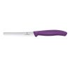 Victorinox Swiss Classic Tomato and Table Knife Wavy Purple 22cm Pack 2 (JK095)