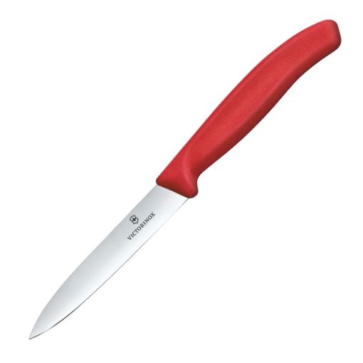 Victorinox Swiss Classic Paring Knife Straight Pointed Tip Red 21cm (JK100)