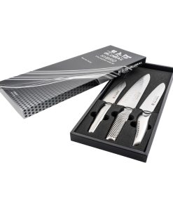 Grunwerg Chefs Knife and Santoku Knife Set 3 Piece (JK198)