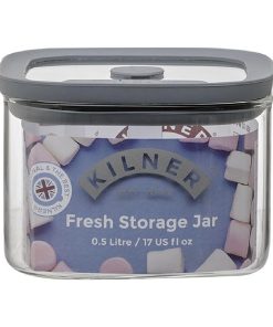 Kilner Fresh Storage Square Jar 500ml (JK267)