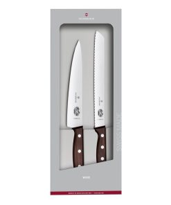 Victorinox Wood Kitchen Knife Set 2 Piece (JK295)