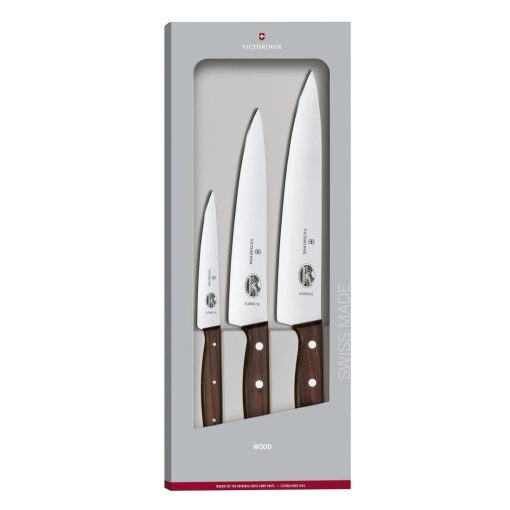 Victorinox Wood Chefs Knife Set 3 Piece (JK296)