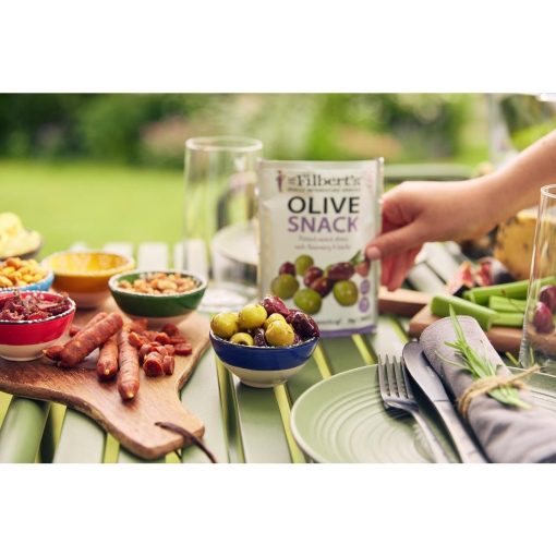 Mr Filberts Grab and Go Rosemary and Garlic Olives 12 x 50g (JK300)