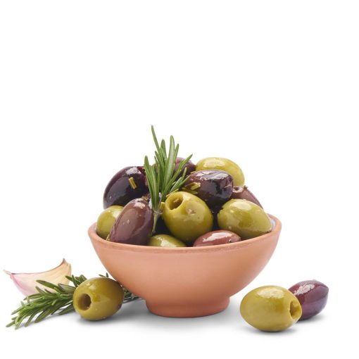 Mr Filberts Grab and Go Rosemary and Garlic Olives 12 x 50g (JK300)
