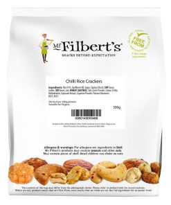 Mr Filberts Loose Serve Catering Bag Sweet Chilli Rice Crackers 500g (JK301)