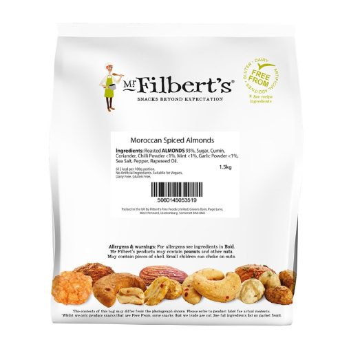 Mr Filberts Loose Serve Catering Bag Moroccan Spiced Almonds 1-5kg (JK302)