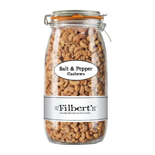 Mr Filberts Loose Serve Catering Bag Salt and Pepper Cashews 1-5kg (JK304)