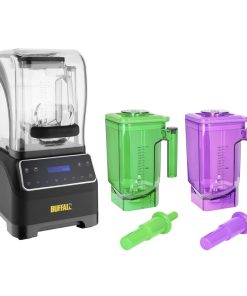 Buffalo Digital Silent Bar Blender 1-8Ltr with 2x FREE Jugs (SA856)