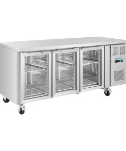 Polar U-Series 3 Door Counter with Glass Doors (UA069)