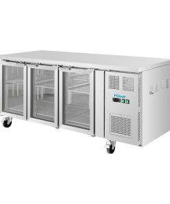 Polar U-Series 3 Door Counter with Glass Doors (UA069)
