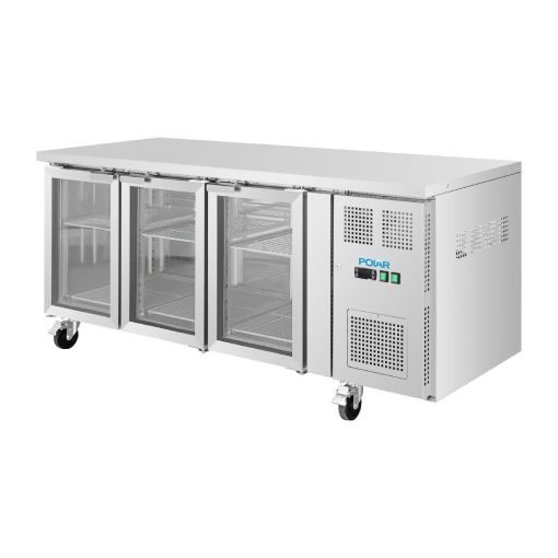 Polar U-Series 3 Door Counter with Glass Doors (UA069)