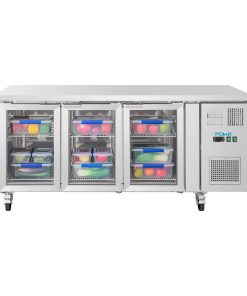 Polar U-Series 3 Door Counter with Glass Doors (UA069)