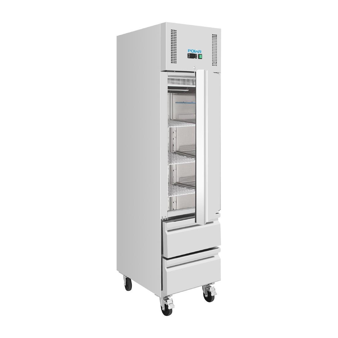 Polar G-Series Single Door and 2 Drawer Slimline GN Cabinet Refrigerator (UA112)