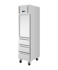 Polar G-Series Single Door and 3 Drawer Slimline GN Cabinet Refrigerator (UA113)