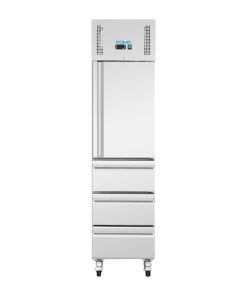 Polar G-Series Single Door and 3 Drawer Slimline GN Cabinet Refrigerator (UA113)