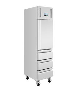 Polar G-Series Single Door and 3 Drawer Slimline GN Cabinet Refrigerator (UA113)